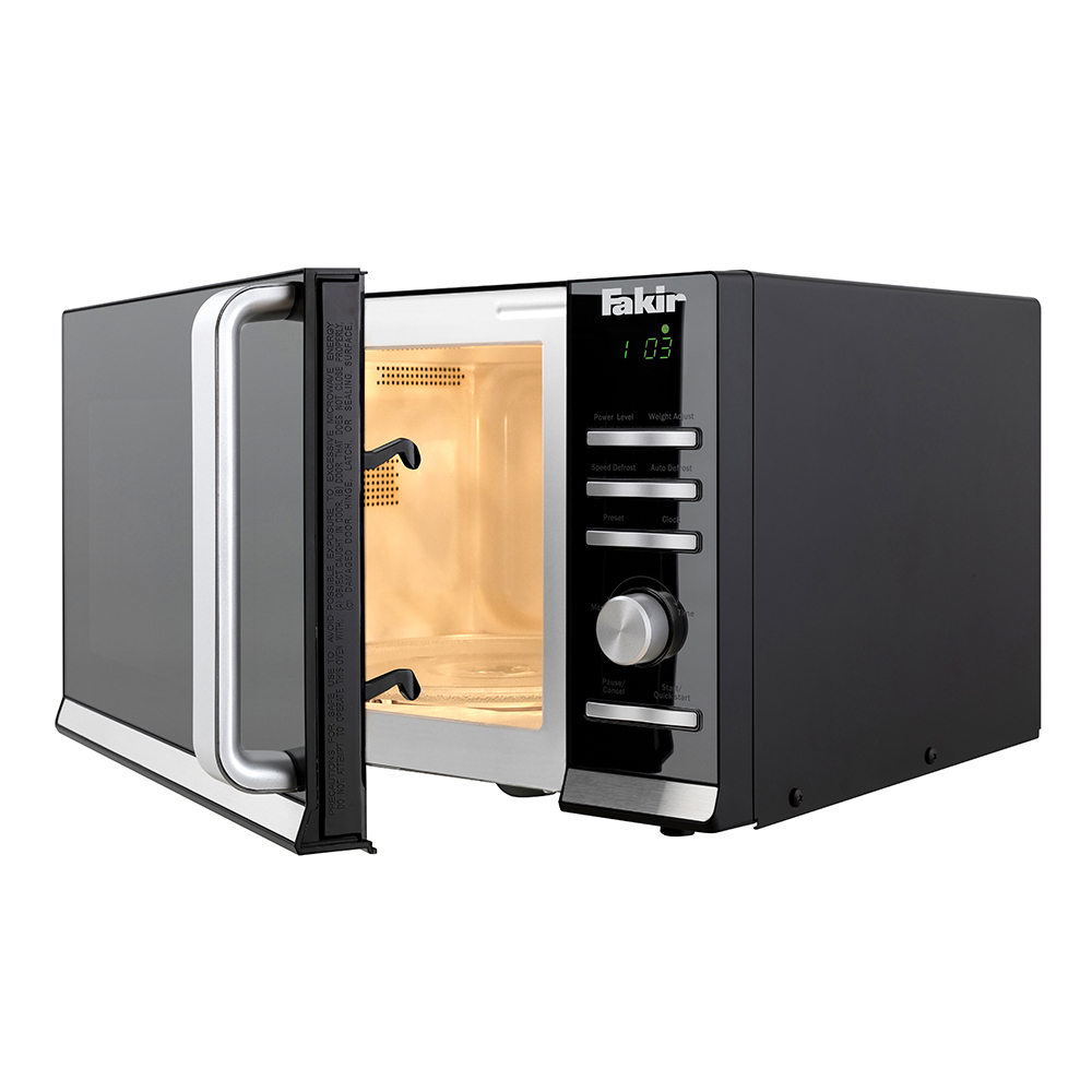 fakir-microwave-with-grill-black-25l-1100w