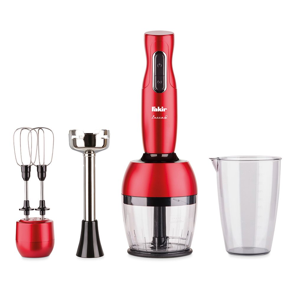 fakir-lucca-q-hand-blender-set-red-1000w