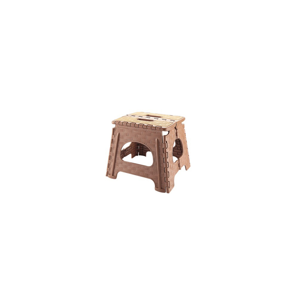 small-plastic-folding-portable-stool-brown-23-x-27-cm