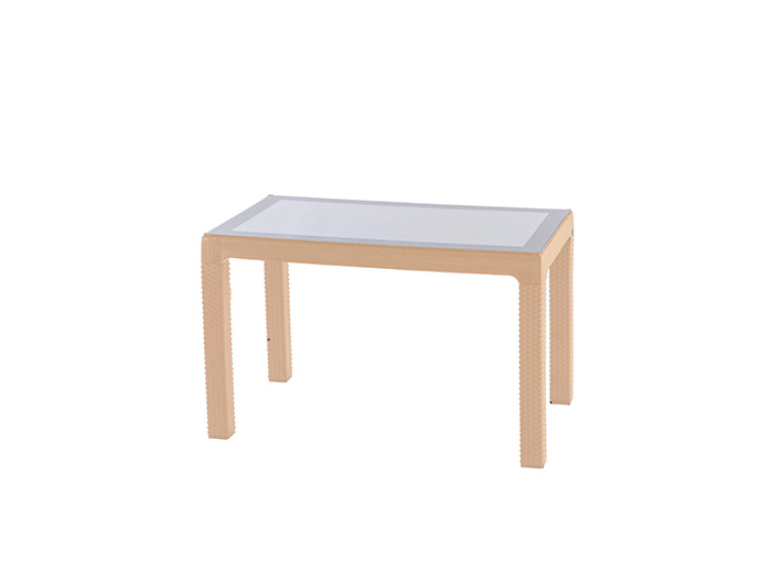 trend-lux-beige-rattan-pattern-table-with-glass-top-90cm-x-150cm