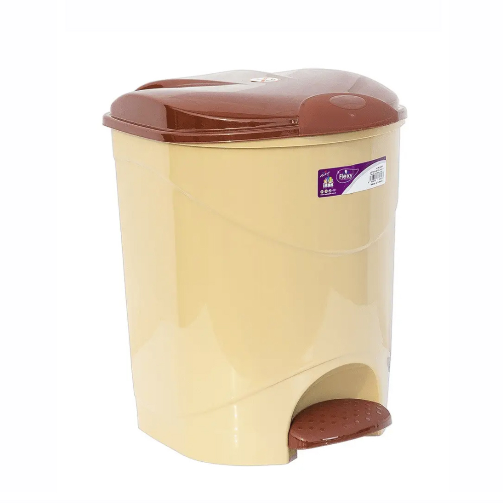 bella-pedal-waste-bin-beige-brown-12l