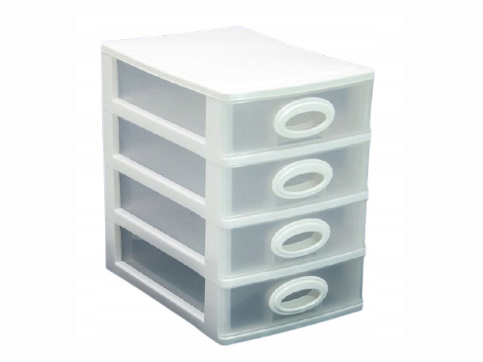 plastic-4-drawer-cabinet-27cm-x-27cm-3-assorted-colours