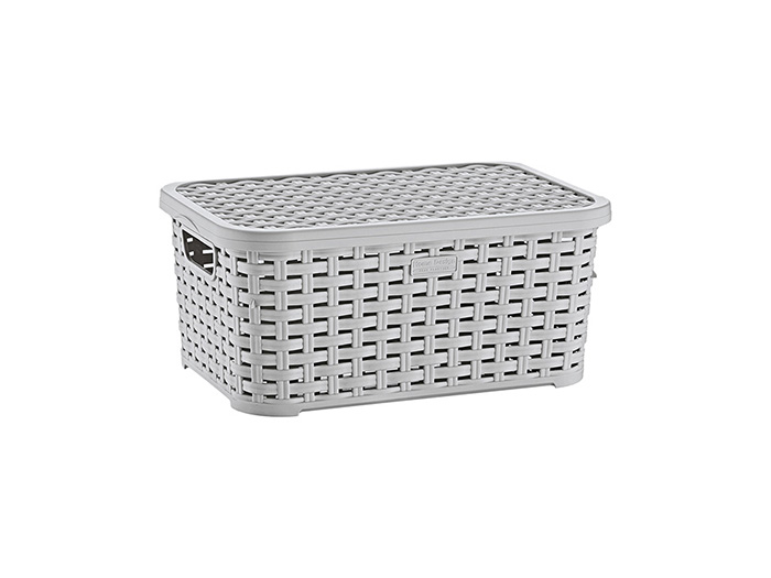 rattan-design-storage-basket-with-lid-5l-6-assorted-colours