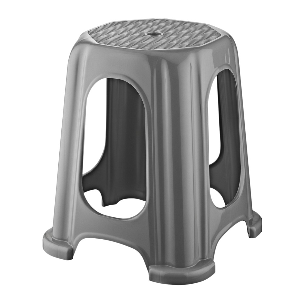 step-stool-rattan-household-plastic-grey-dessert