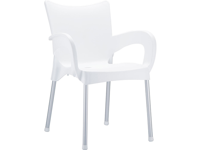 romeo-armchair-white-with-aluminum-legs