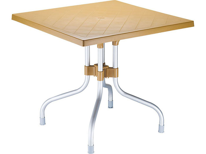 forza-plastic-and-aluminium-square-table-teak-80cm-x-80cm-x-72cm