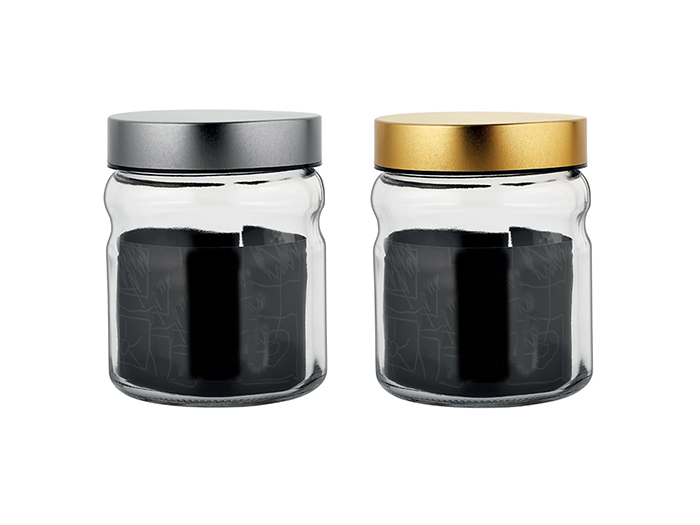 glass-storage-jar-with-metal-lid-900ml-2-assorted-colours