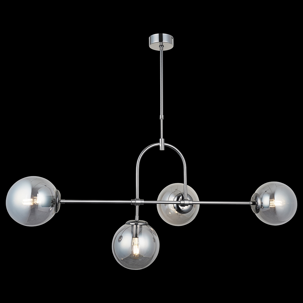 lucea-portemo-4-spots-hanging-chandelier-light-black-pearl-4x-e27