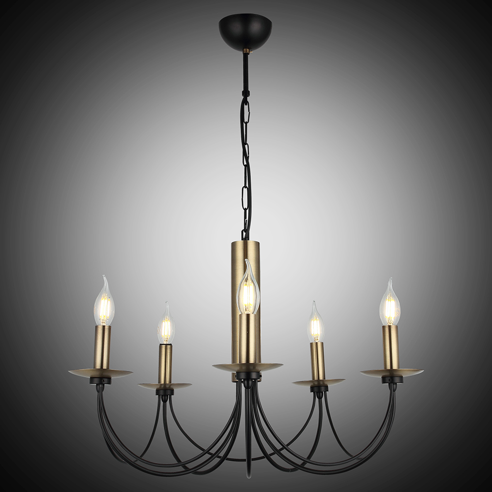lucea-dofa-5-spots-hanging-chandelier-light-antique-brass-black-5x-e14