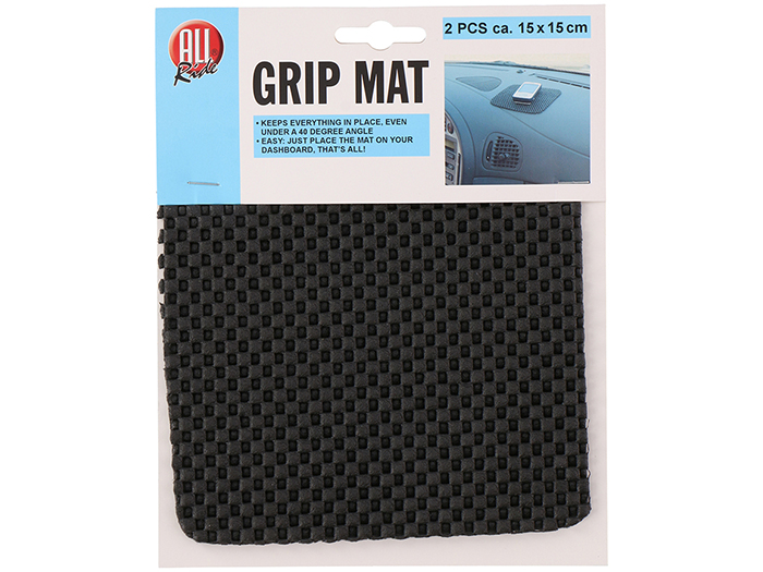 all-ride-non-slip-dashboard-mats-pack-of-2-pieces-black-14cm-x-14cm