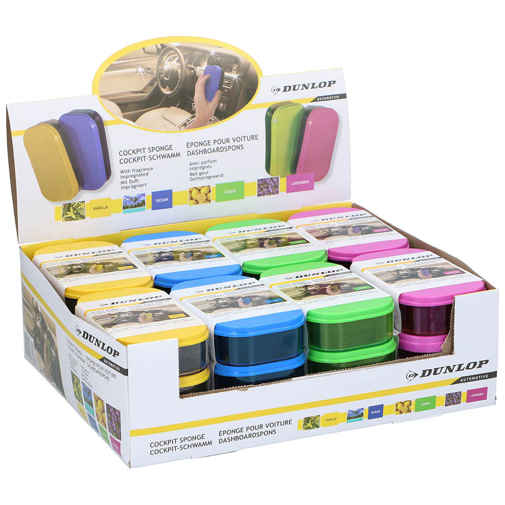 dunlop-cockpit-sponge-4-assorted-scents-7cm-x-12cm