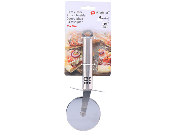 alpina-stainless-steel-pizza-cutter-silver-22-cm