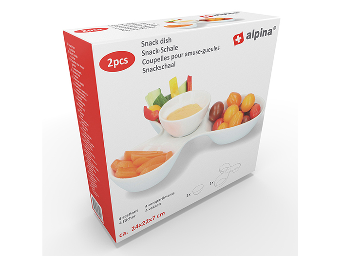 alpina-snack-dish-with-4-sections-set-of-2-pieces-in-white-ceramic