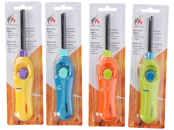 flame-classics-household-lighter-21-6-cm-4-assorted-colours
