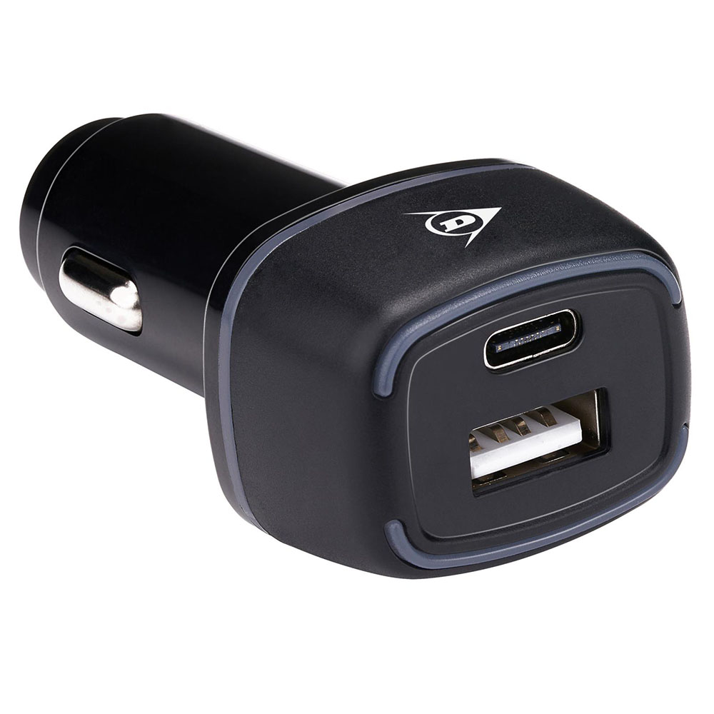 dunlop-mobile-phone-car-charger-usb-a-usb-c