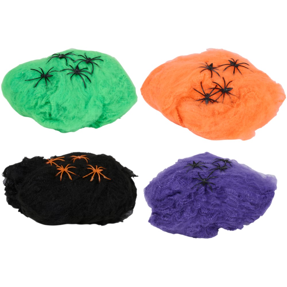 halloween-stretch-spider-web-decoration-4-assorted-colours