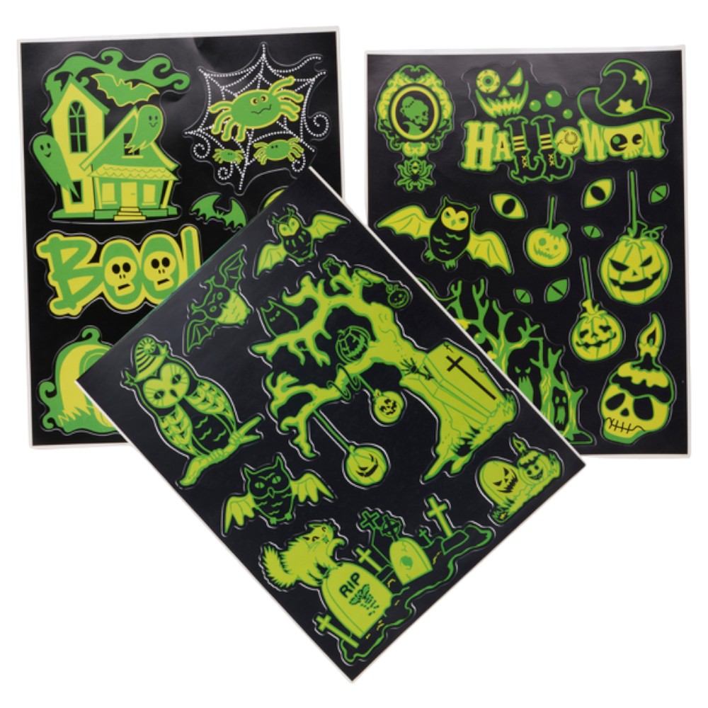 halloween-glow-in-the-dark-window-stickers