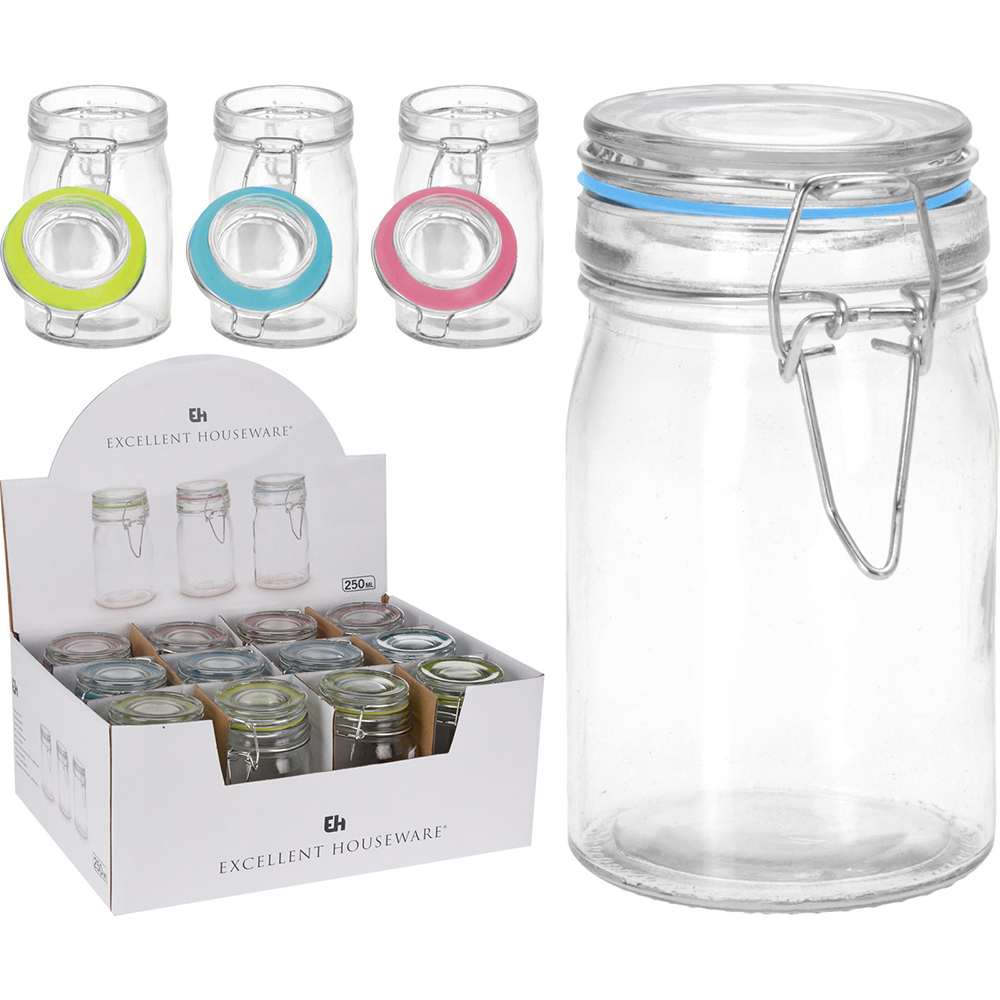 storage-glass-jar-250ml-6cm-x-12cm-3-assorted-colours