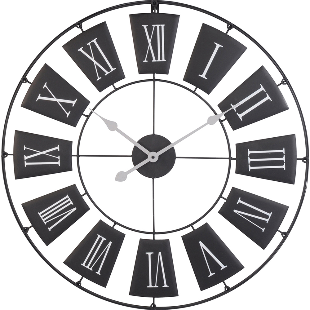 roman-numbers-metal-wall-clock-black-70cm
