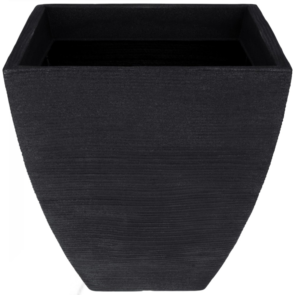 ribbed-square-flower-pot-black-40cm