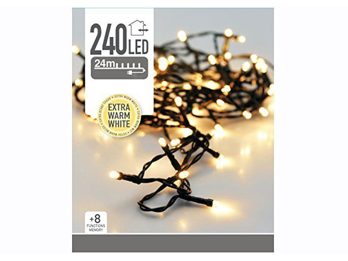 240 led deals warm white lights