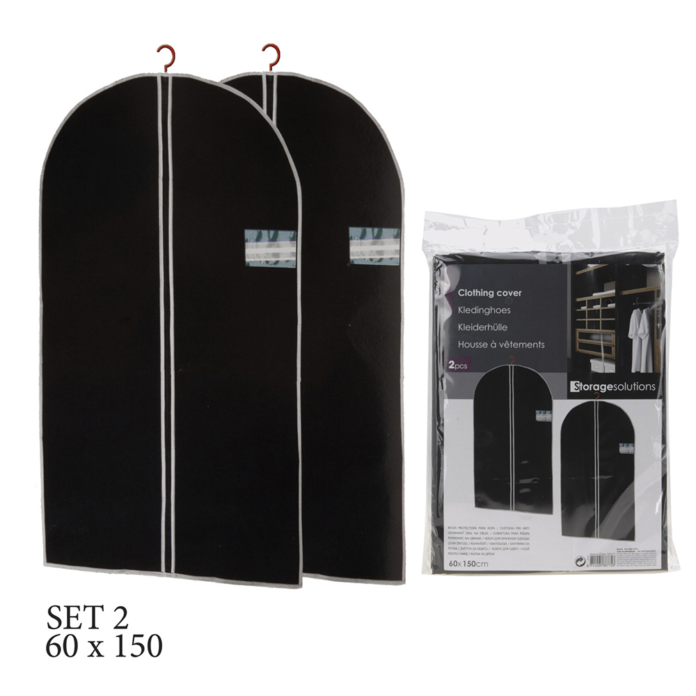 dust-proof-and-water-repellent-garment-case-2-pieces-black-60cm-x-150cm