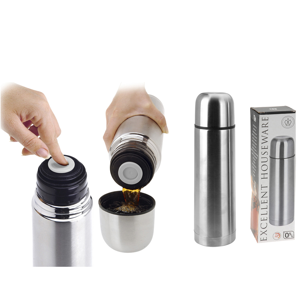 excellent-houseware-stainless-steel-bullet-vacuum-flask-0-5l-7-5cm-x-22-5cm