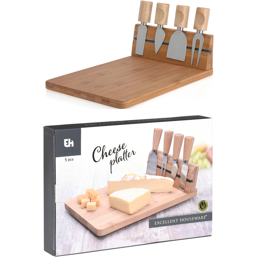 bamboo-magnetic-cheese-serving-board-with-4-knives-30cm-x-20cm