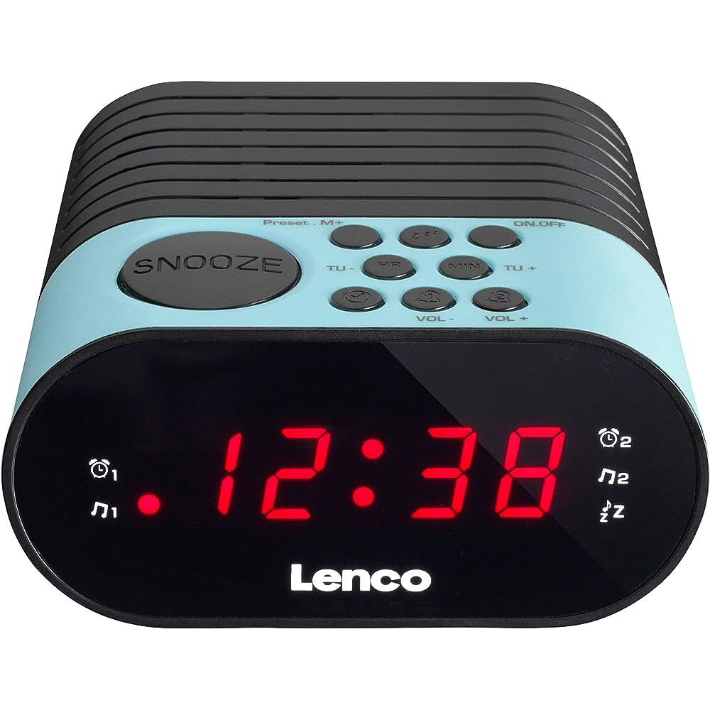 lenco-cr-07-alarm-clock-fm-radio-blue