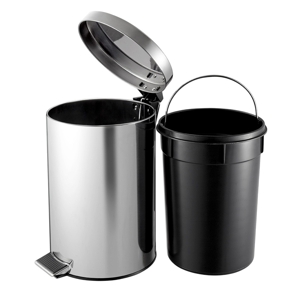 eko-waste-bin-with-pedal-inner-bucket-classic-silver-3-l