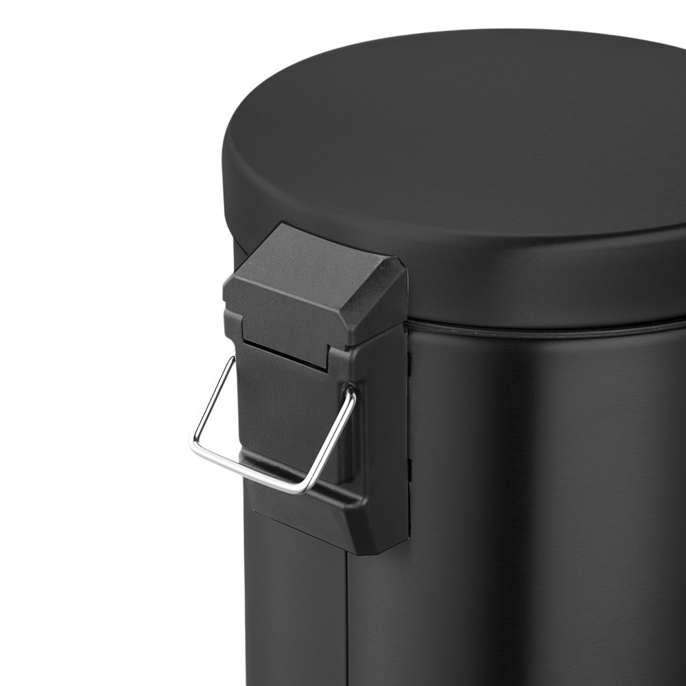 eko-waste-bin-with-pedal-inner-bucket-classic-matt-black-5-l