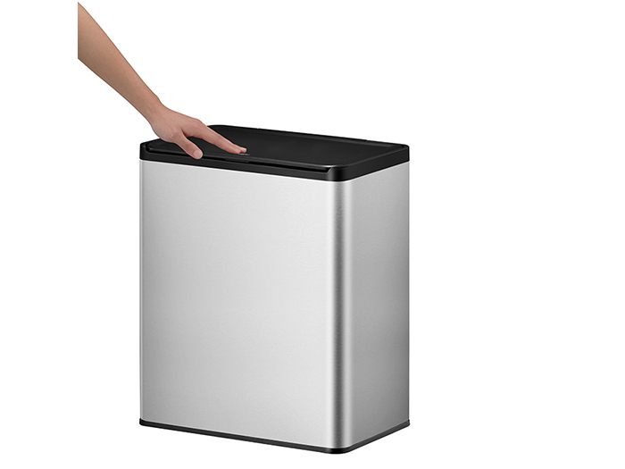 eko-essential-stainless-steel-recycle-touch-recycling-waste-bin-20l-20l