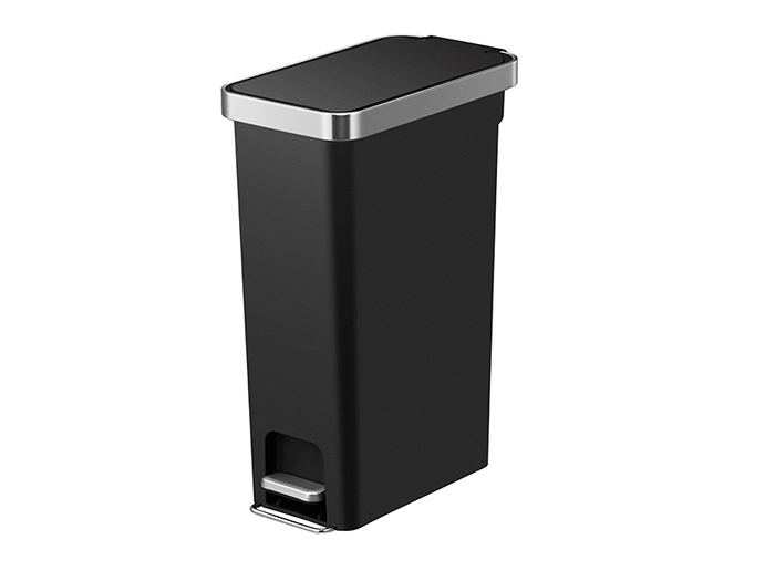 eko-hana-slim-pedal-waste-bin-black-40l-25cm-x-44cm-x-62-5cm