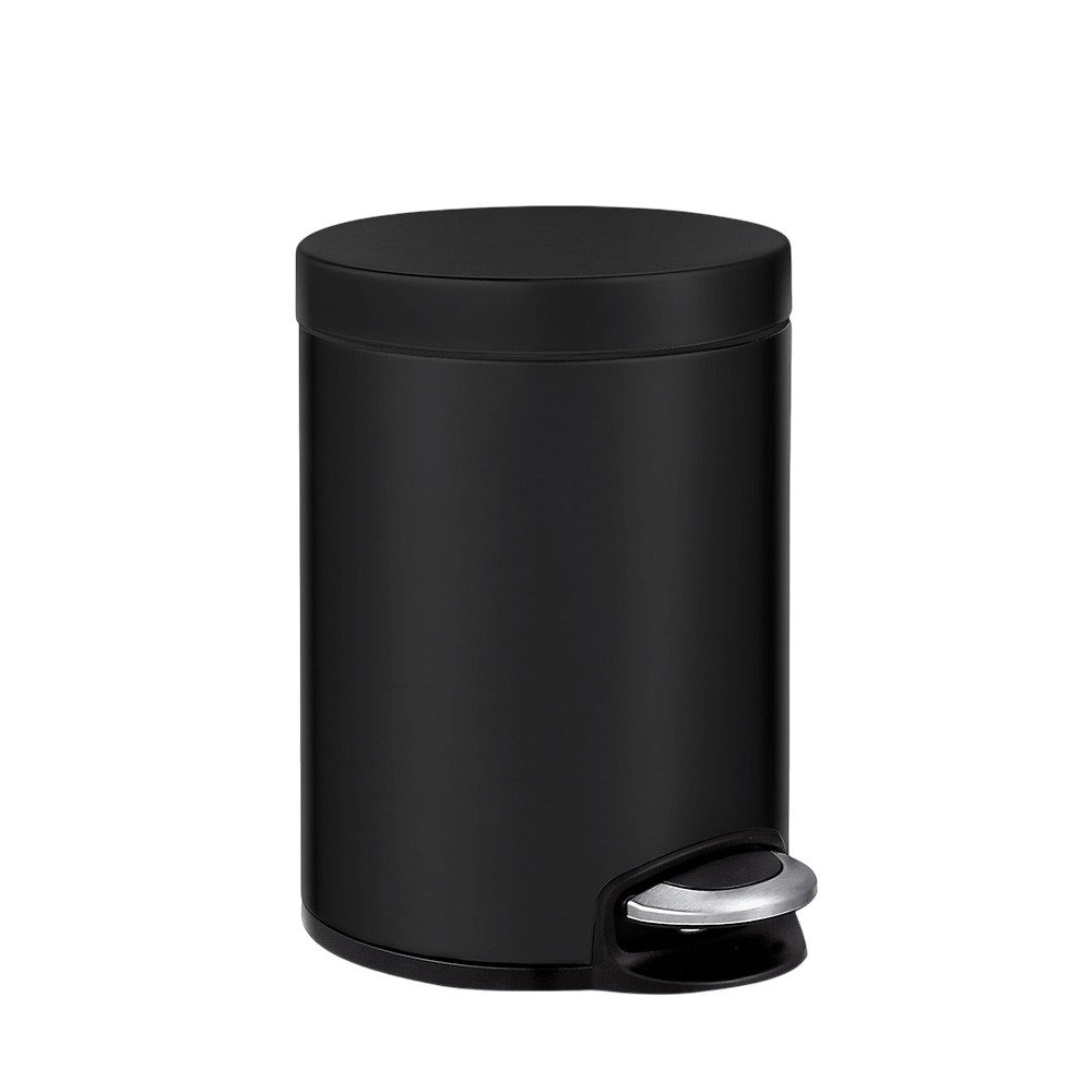 eko-waste-bin-with-pedal-inner-bucket-serene-matt-black-5-l