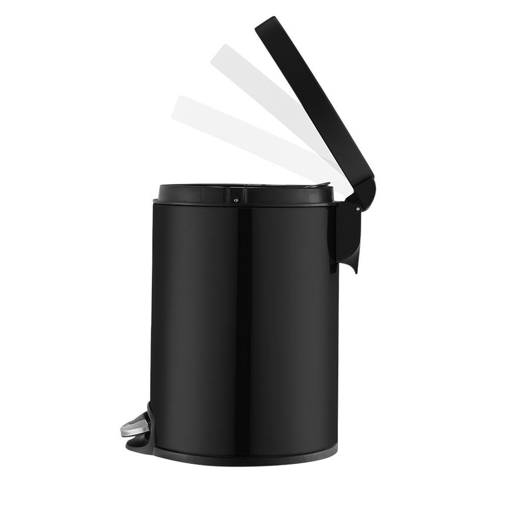 eko-waste-bin-with-pedal-inner-bucket-serene-matt-black-5-l