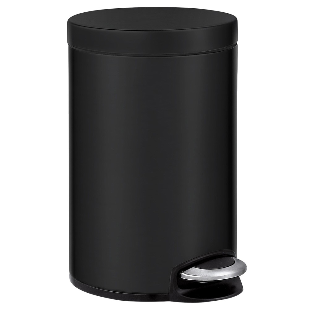 eko-waste-bin-with-pedal-inner-bucket-serene-matt-black-12-l