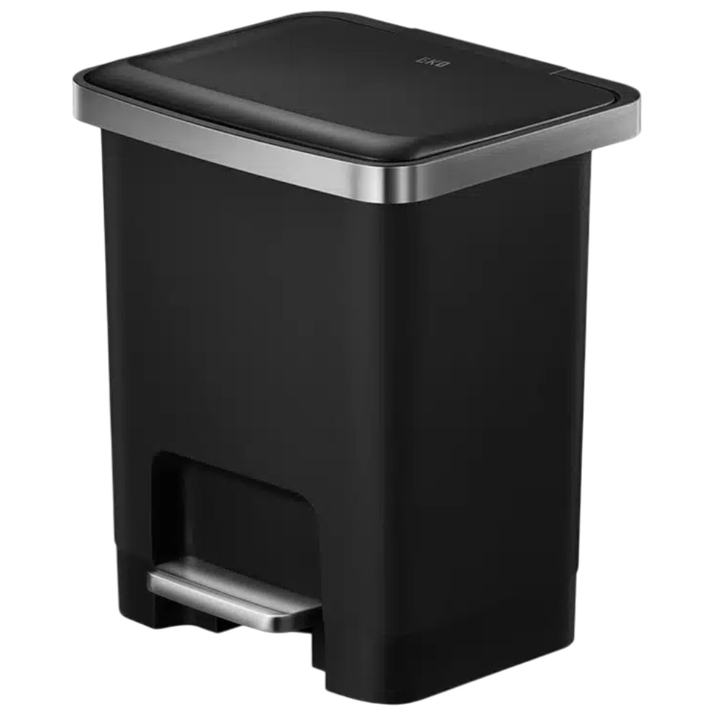 eko-hana-2-plastic-step-bin-black-15l