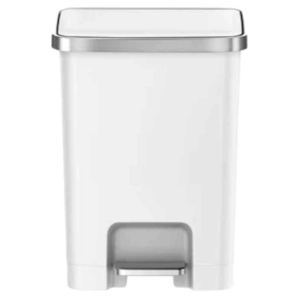 eko-hana-2-plastic-step-bin-white-25l