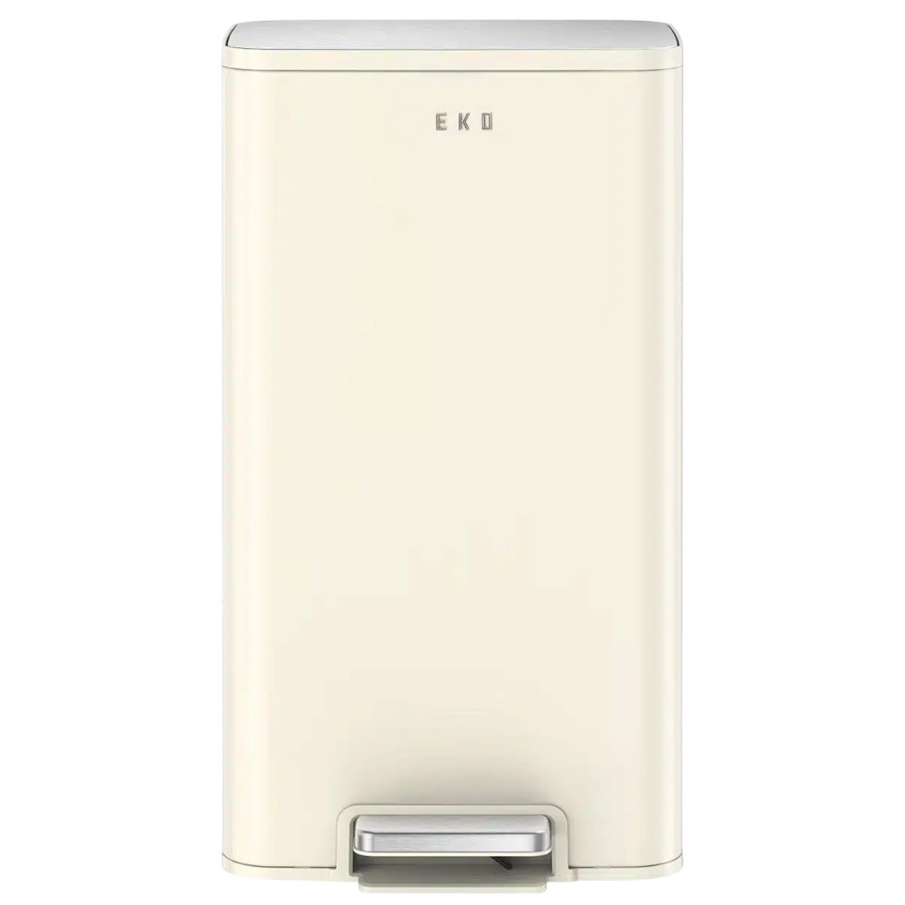 eko-marina-step-bin-30l-cream-white