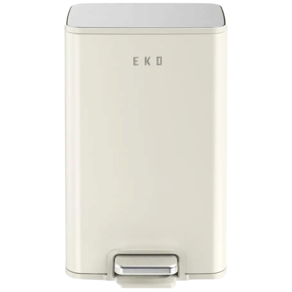 eko-marina-step-bin-50l-cream-white