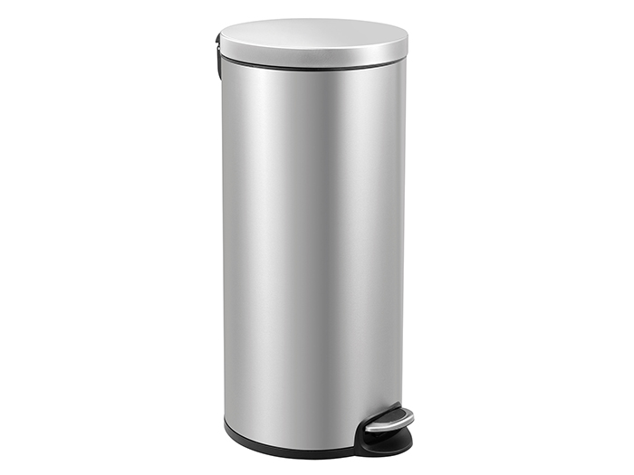 eko-serene-stainless-steel-cylinder-pedal-waste-bin-30l