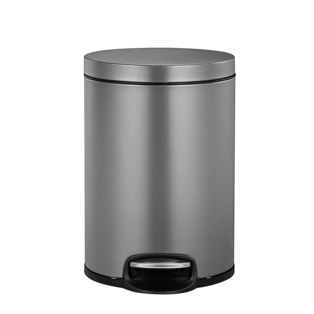 eko-waste-bin-with-pedal-inner-bucket-serene-platinum-5-l