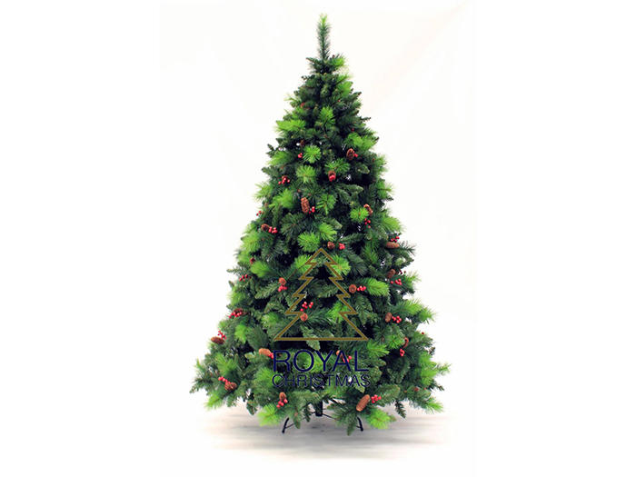 phoenix-green-christmas-tree-with-holly-and-pine-cones-150cm-x-112cm