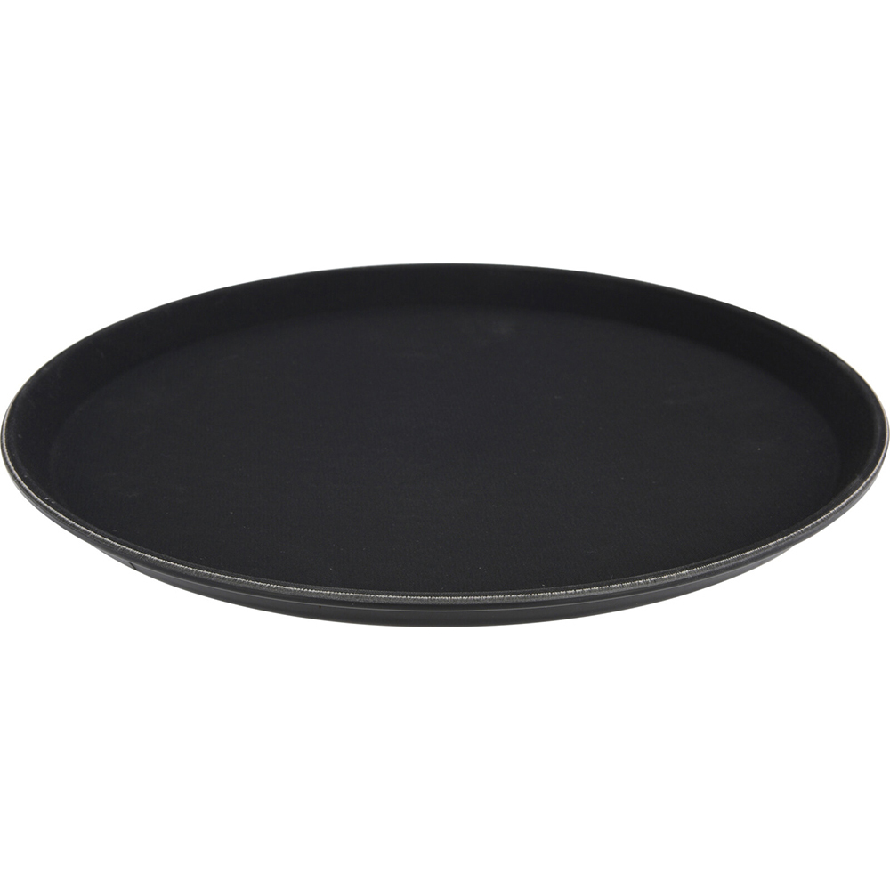 excellent-houseware-black-plastic-serving-tray-35-cm