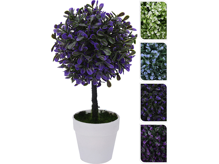 artificial-round-hedge-plant-in-pot-23cm-4-assorted-colours