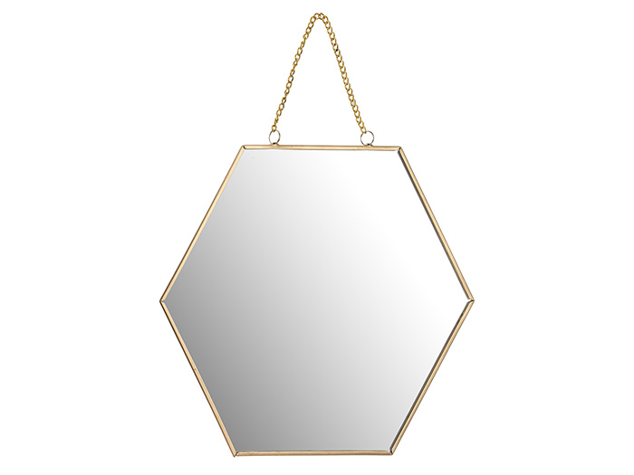 honeycomb-gold-wall-mirror-with-chain-20-cm