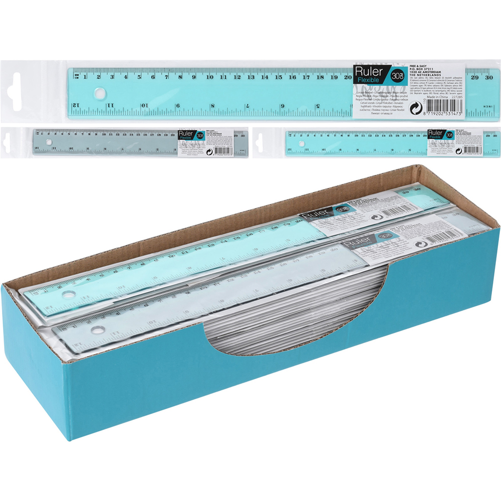 transparent-flexible-plastic-ruler-30cm-2-assorted-colours