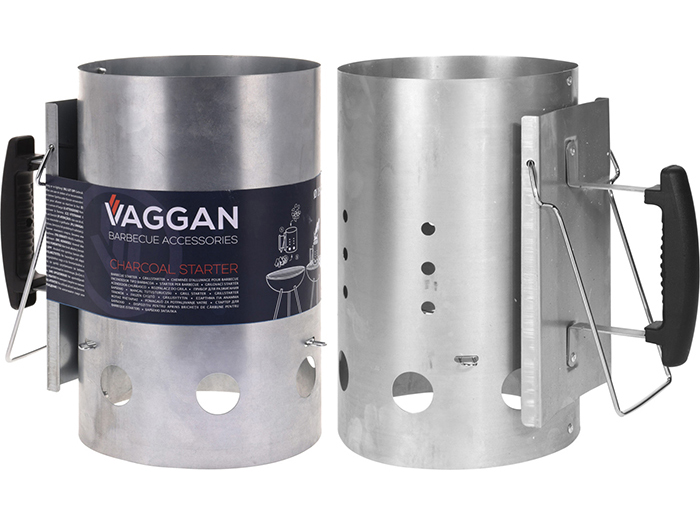 vaggan-metal-charcoal-fire-starter-silver-30-5cm