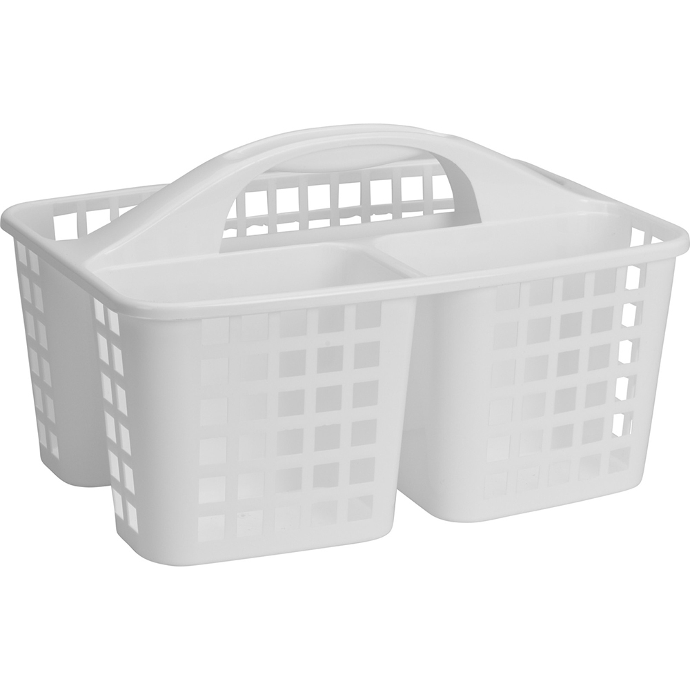 plastic-perforated-caddy-storage-basket-white-31cm-x-23cm-x-18-5cm