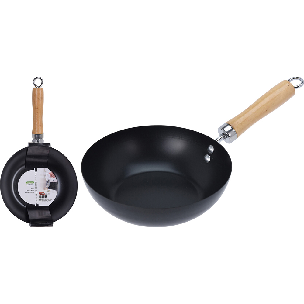 excellent-houseware-non-stick-carbon-wok-black-20cm